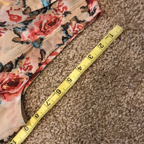 🌴3/$20 American Rag Floral Sheer Dress - Picture 6 of 8